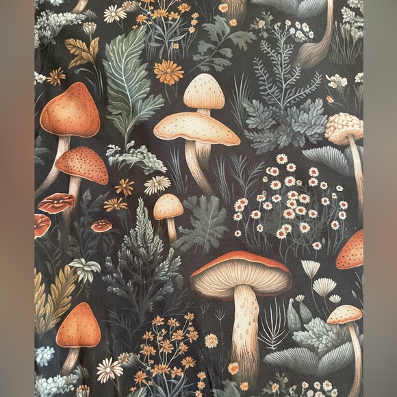 KIlLSTAR Night Forager Mushroom Goth Top V-Neck w/ Bow Side Zip Size XS NWOTs - Picture 3 of 9